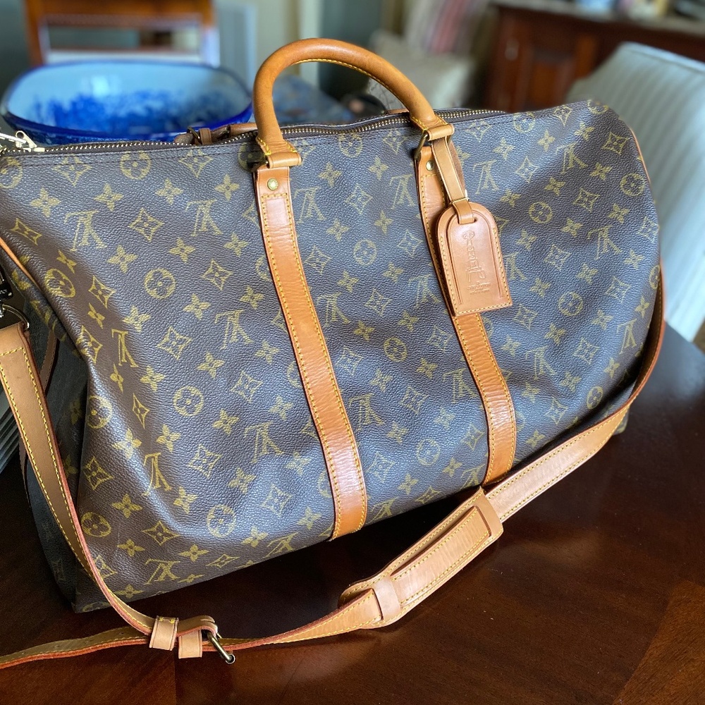 Gorgeous Vintage Keepall 50 Bandolier